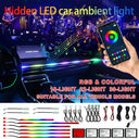 OurLum 30in1 Symphony Car Ambient Light RGB 128 Color LED Strip Ambience