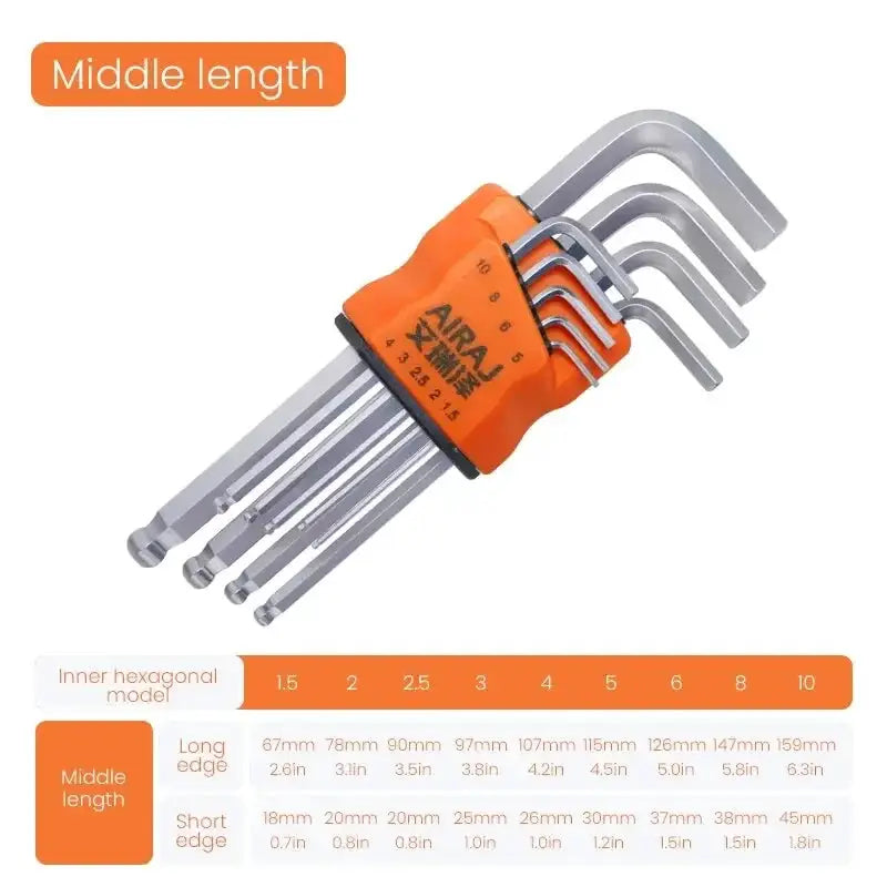 Airaj Allen Wrench Set Hex Wrench Multifunctional Tool