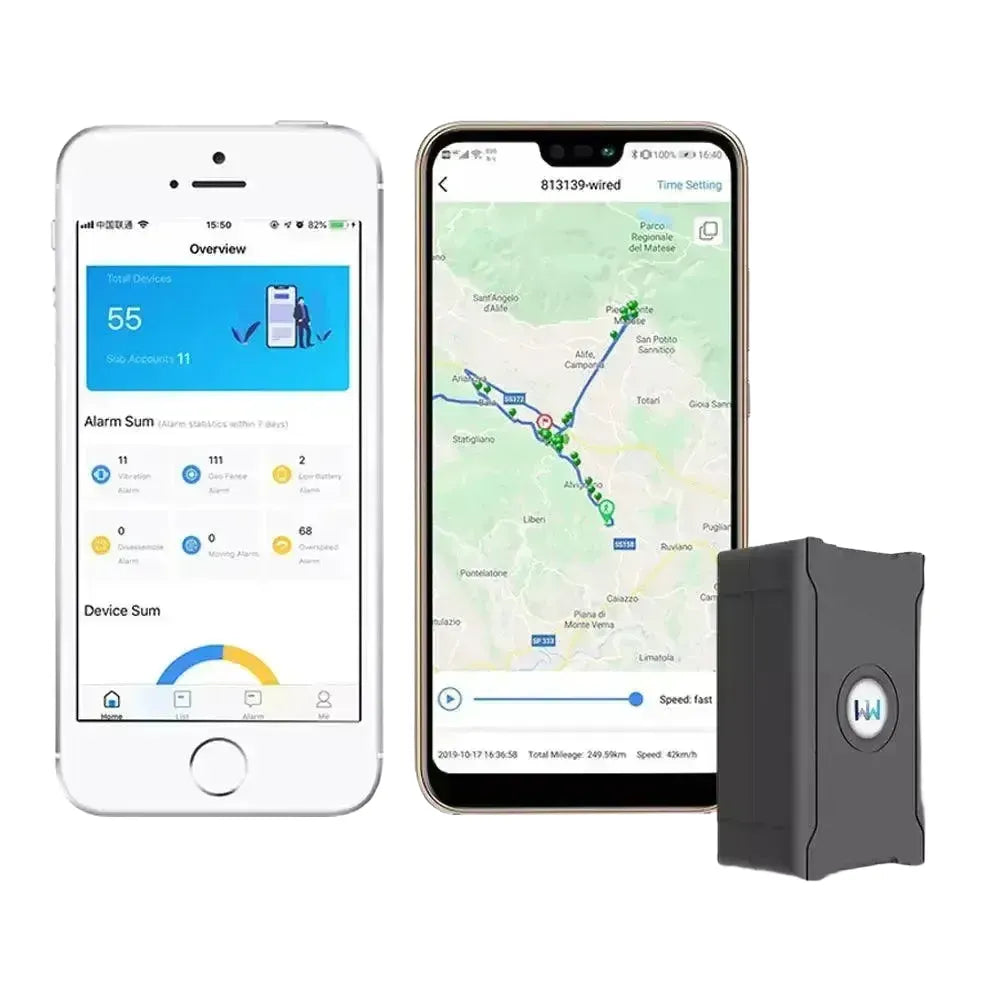 30 Days Long Last Car GPS Tracker Safe Fences No APN