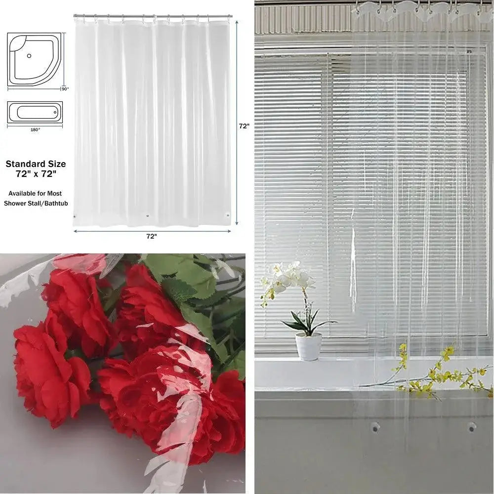 Luxurious Colorful PEVA Shower Curtain Waterproof Design