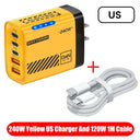GaN Desktop Charger - 240W Fast Charge USB Hub