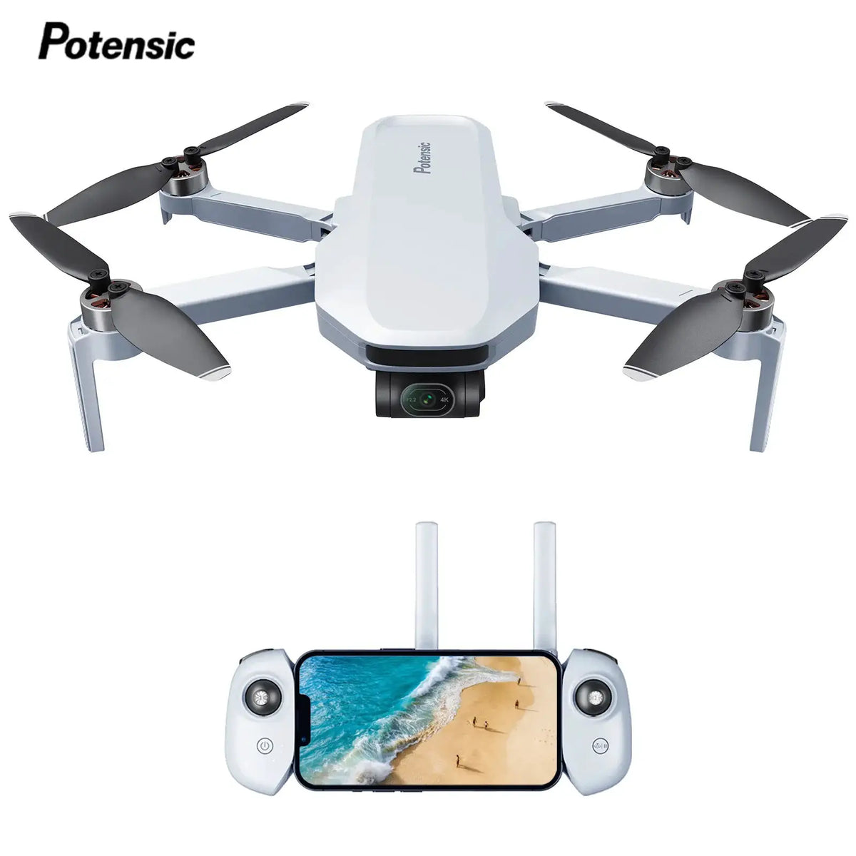 Potensic GPS Professional Drone Max , Gimbal, Visual Tracking — product view 1