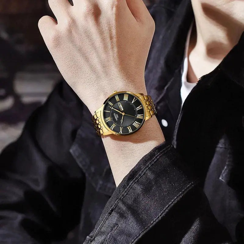 NIBOSI Mens Waterproof Sport Watch Quartz Timepiece
