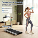 Three In One Folding Treadmill With Detachable Desk 12 Programs