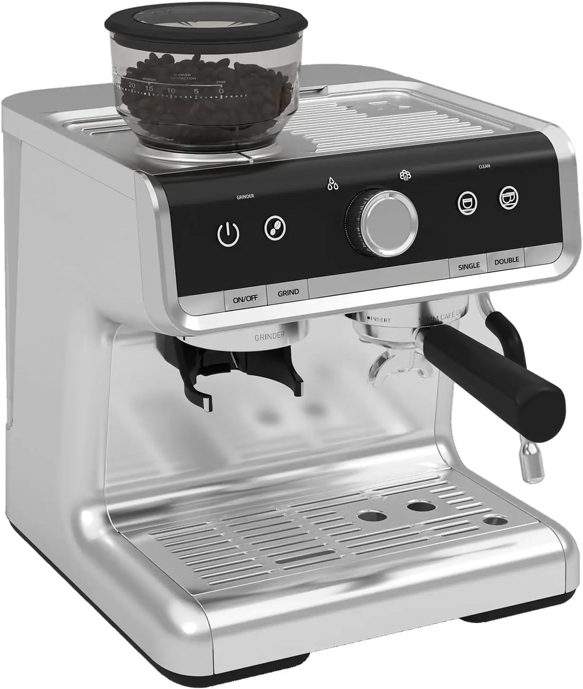 Tacleekii Espresso Machine Stainless Steel Professional — product view 9