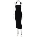 Flattering Halter Maxi Dress for Prom