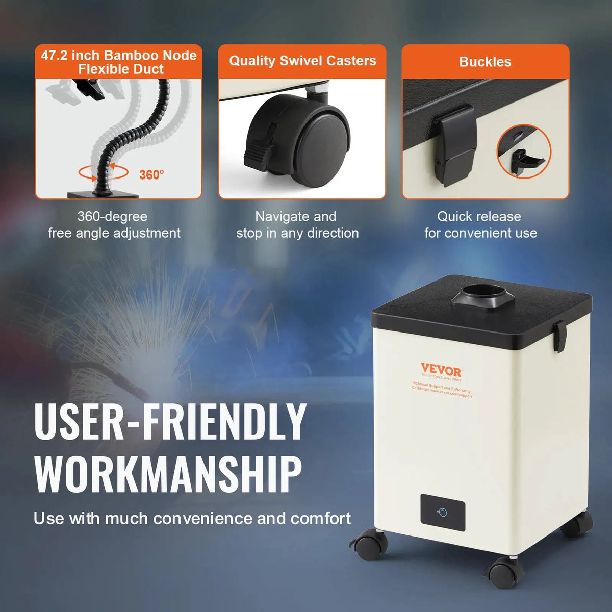 High Power Solder Fume Extractor — product image 5
