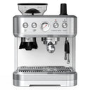 Espresso Machine with Grinder, Stainless Steel Coffee Machine