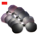 Trendy Women's Clip-on Polarized Sunglasses with UV Protection