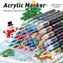 Liquid Acrylic Markers Set