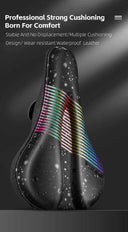 Comfortable Gel Bicycle Seat Cover with Waterdrop Pattern