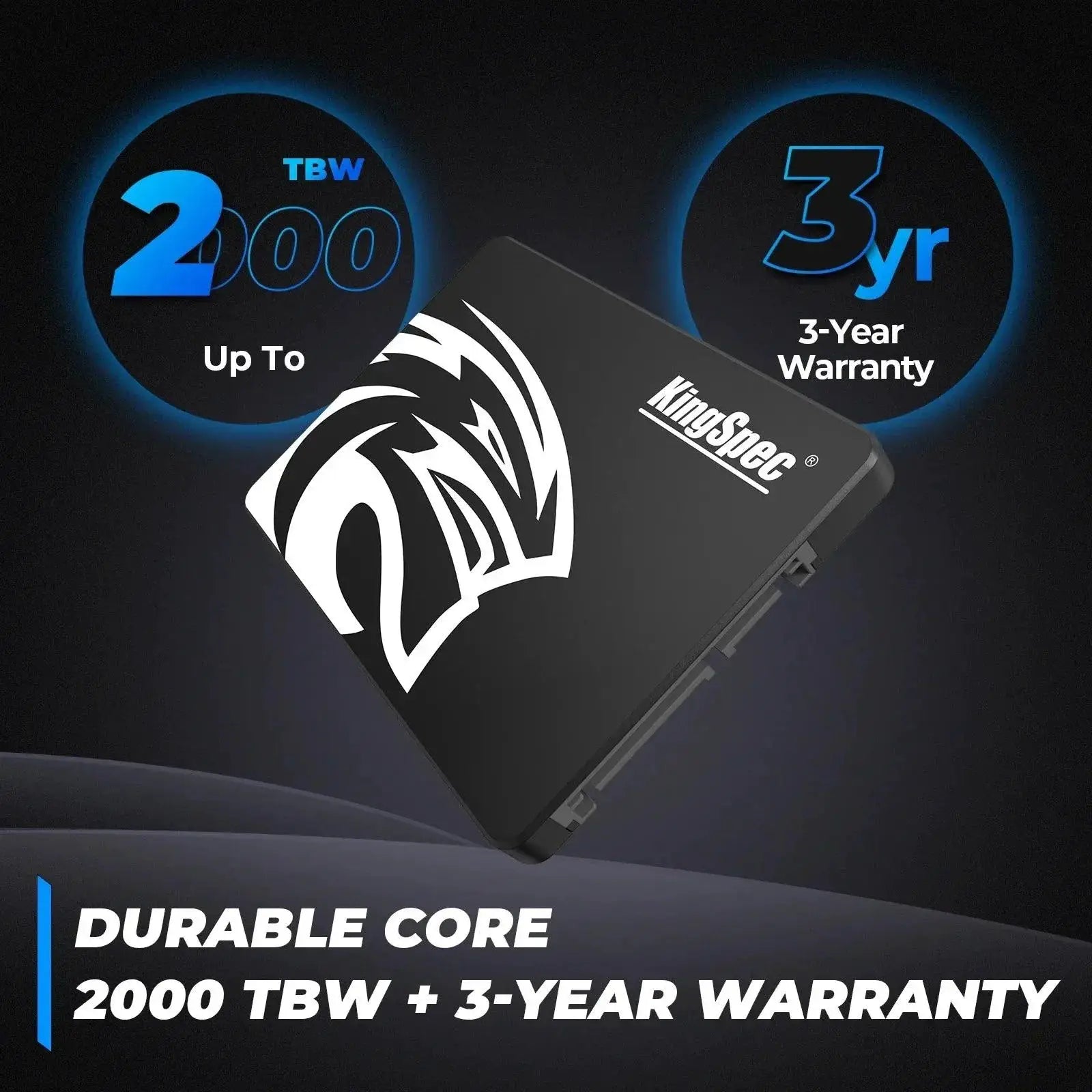 KingSpec SSD Lightning Fast Laptop Drive For Performance