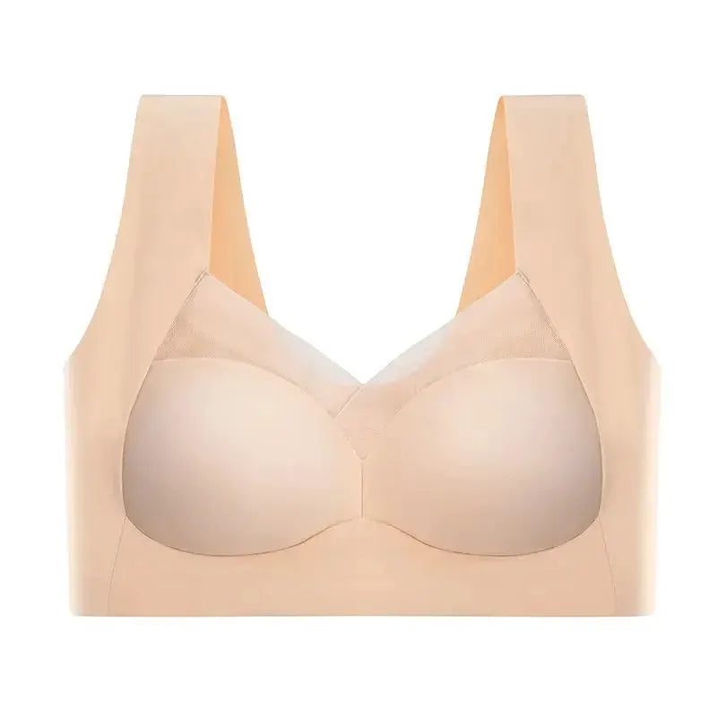 Traceless Summer Ice Silk Bra For Women Support Anti Sag