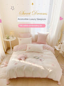Young Adult Heart Princess Style Four-Piece Cotton Set