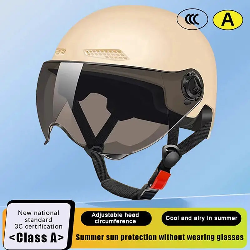 Cartoon Half Helmet With Goggles — product view 16