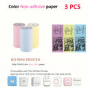 Portable Thermal Mini Printer Bluetooth 57mm Sticker Maker For DIY Photos