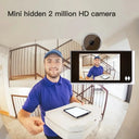 Peephole Doorbell Cam - Monitor Visitors Secure