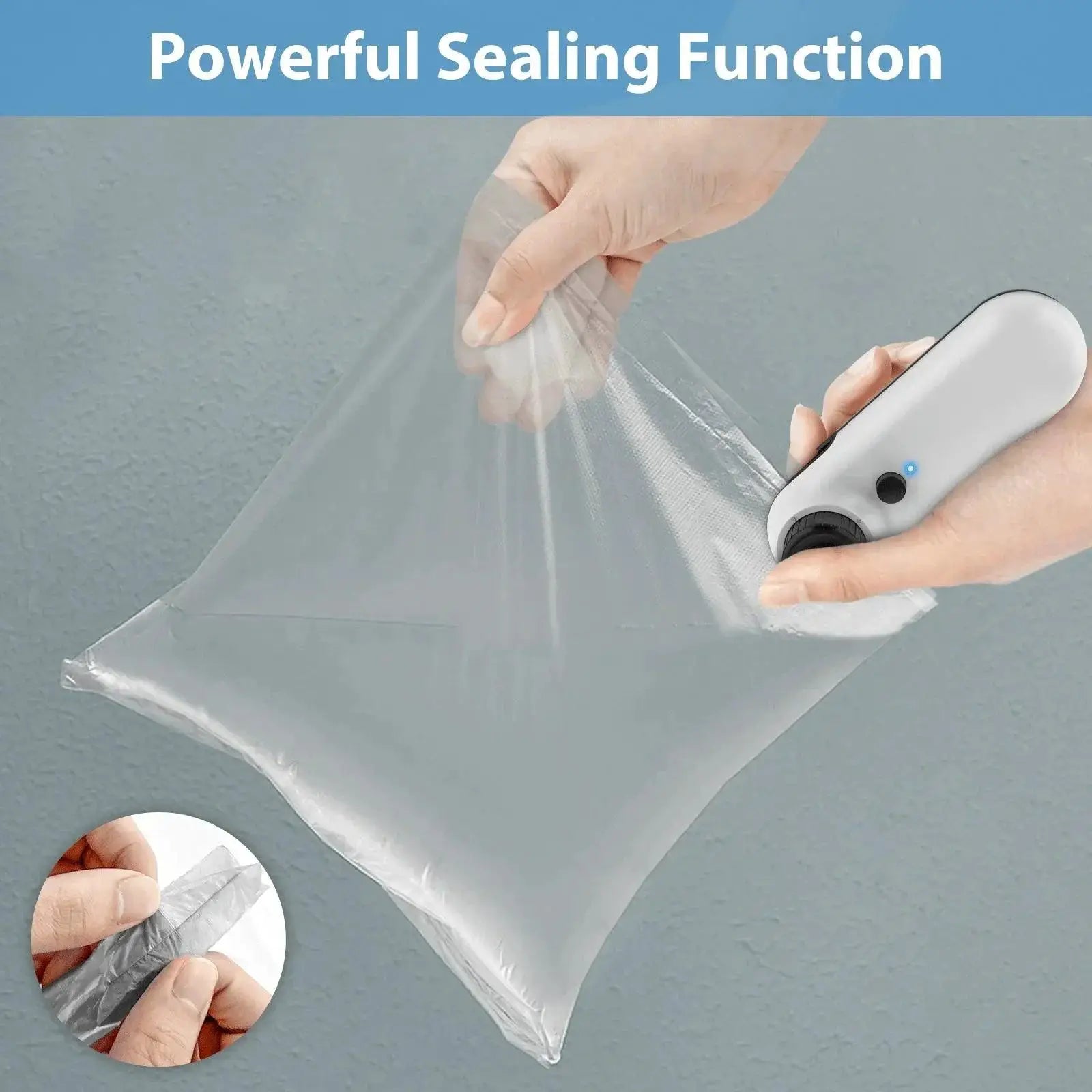 Portable Packaging Heat Sealer For Easy Snack Bag Sealing