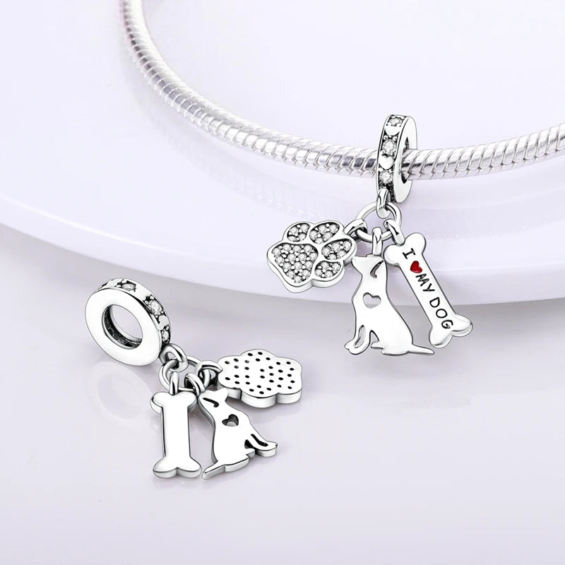 Sterling Silver Charm Bead Charms