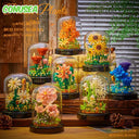 Micro Flower Building Blocks Creative Puzzle Toy Set for All