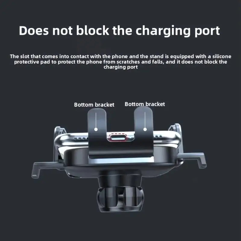 1Pc Car Mobile Phone Holder, Dashboard Installation, 360-Degree Rotatable Adjustment, Equipped with Strong Suction Cup, Non-Slip and High-Stability Mobile Phone Holder, Compatible with All Smartphones