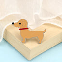 Cartoon Dogs Enamel Brooch Cute Animals Badge Jewelry Gift