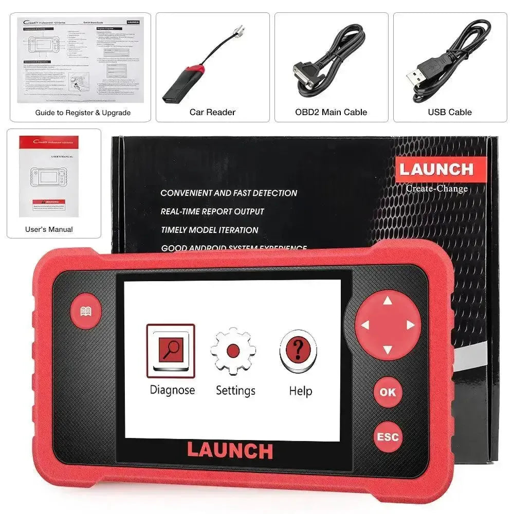 Launch CRP123 V2 OBD2 Diagnostic Scanner 3 Reset Services