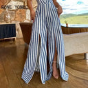 Flattering Lace Up Jumpsuit for Women