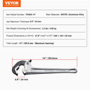 Adjustable Aluminum Pipe Wrench