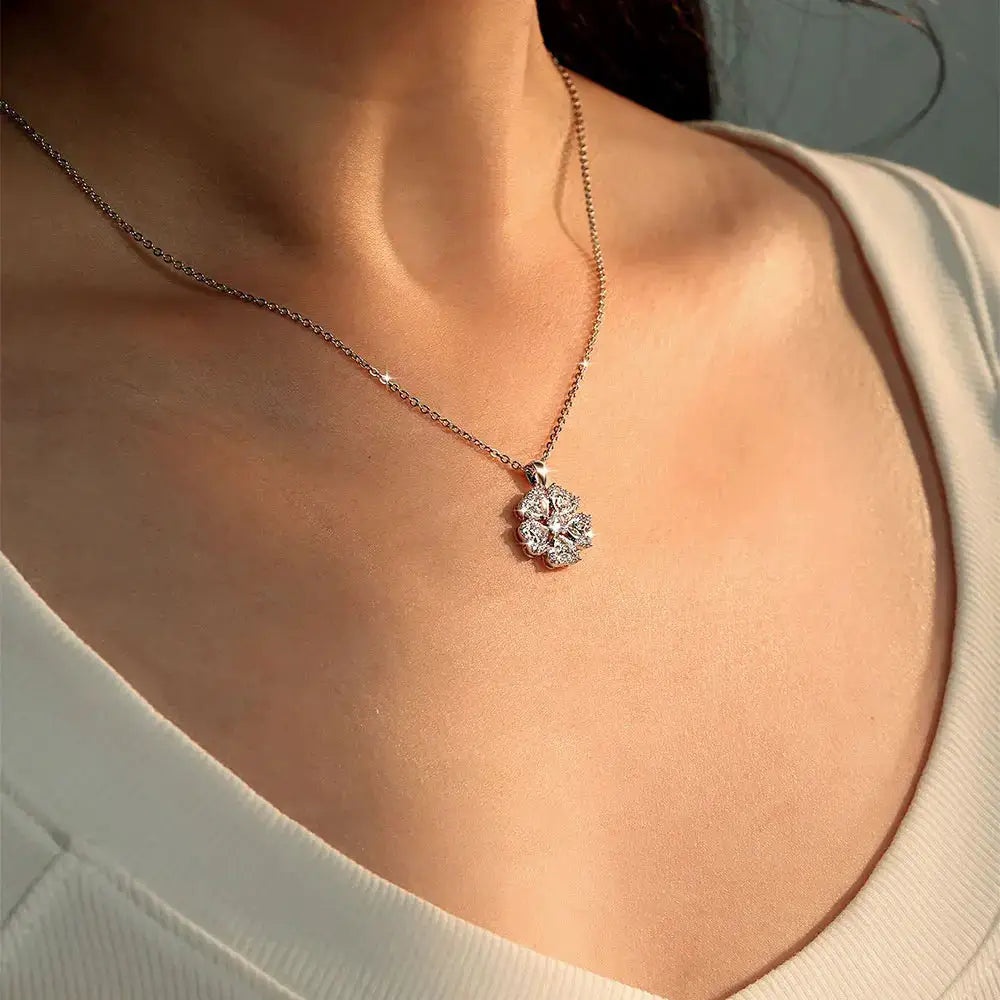 Dainty Gold Moissanite Necklace — product image 7