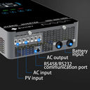 Sumry 4KW 120V Off Grid Solar Inverter 24V 140A 5600W MPPT Charger Pure Sine Wave Home Inverter 6.25 Inch LCD Display