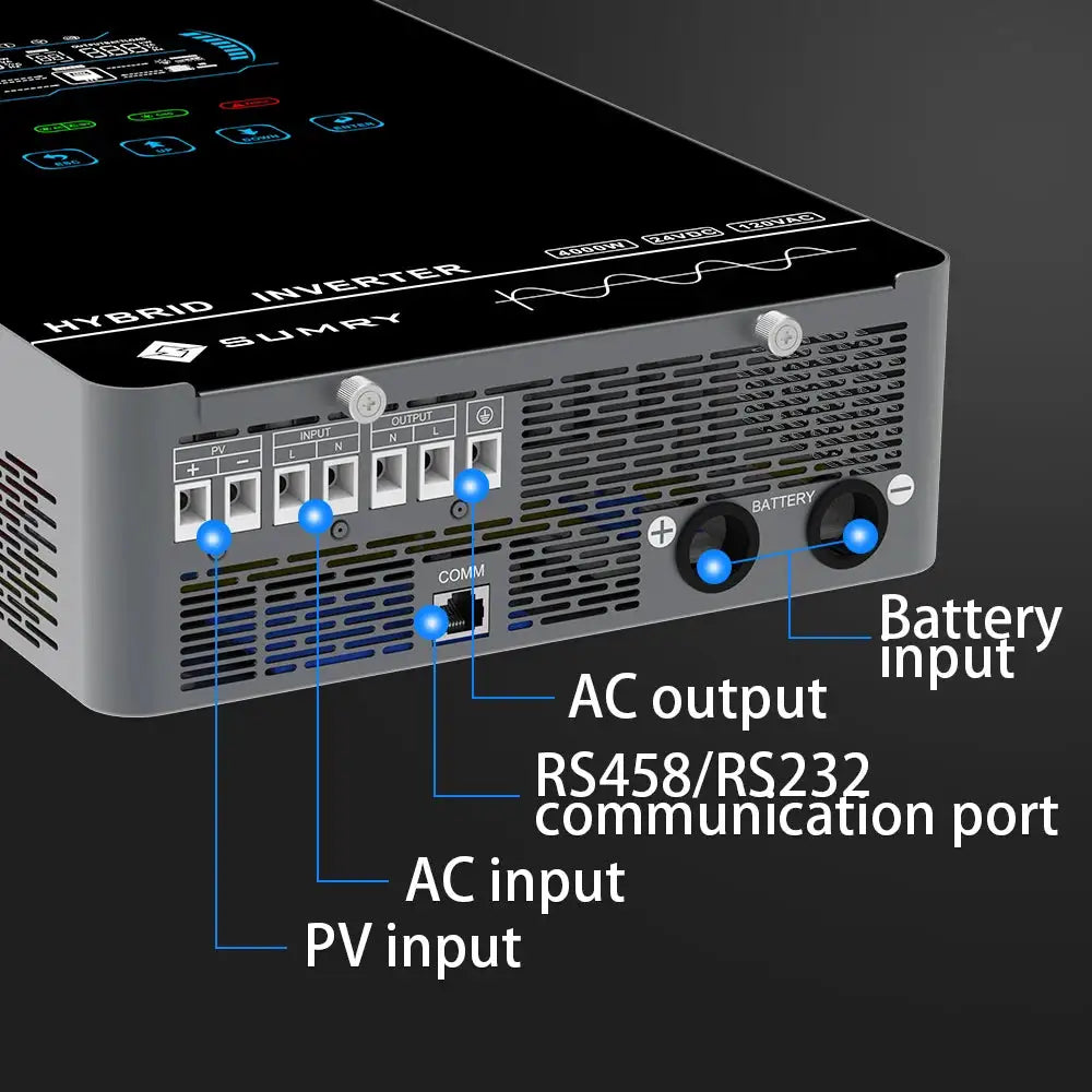 Sumry Hybrid Solar Inverter for Energy Storage — product view 2