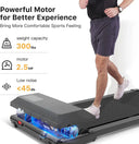 2 In 1 Walking Pad Treadmill Under Desk Fitness Bluetooth