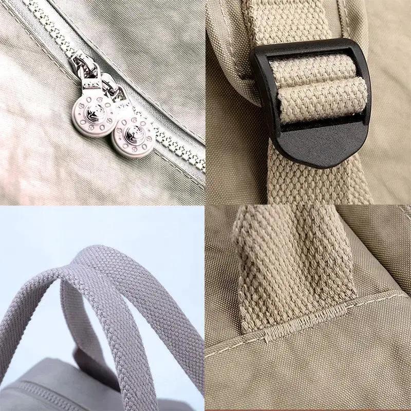 Stylish Waterproof Nylon Backpack With USB Port For Women