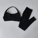 Seamless Yoga Set Women Breathable High Waist