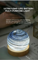 Moon Glass Lamp For Kids Soothing Glow