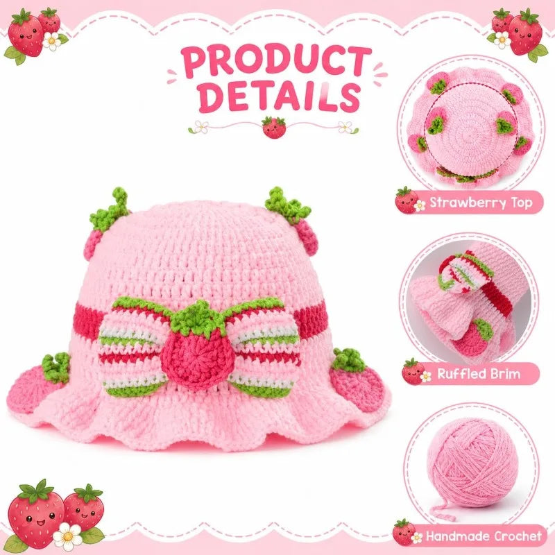 Y2K Ruffle Knit Winter Hat