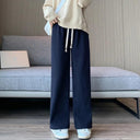 Chic Wide Leg Pants: Stylish Elastic Waist Trousers