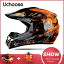 UCHOOSE Motorcycle Helmet Shark Motocross Off-Road Helm Children Moto Bike Accessories ATV Capacete De Moto Ike Downhill AM DH