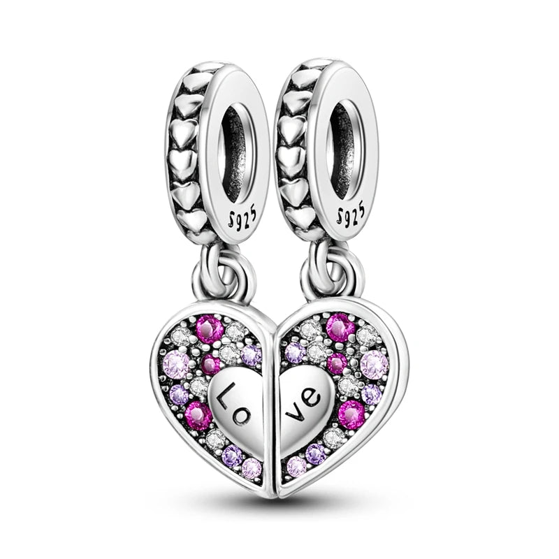Mula Pink Sterling Silver Charm