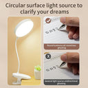 Versatile Rechargeable LED Desk Lamp with Clip Brighten Space