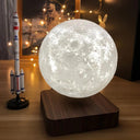 Moon Lamp: with Floating Design and LED Color Lights