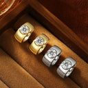 Luxury Gold Moissanite Hoops