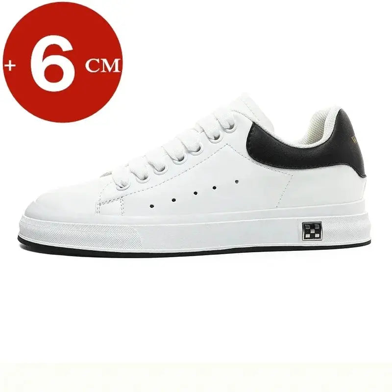 Casual Lift Sneakers For Men Elevator Shoes 6cm Height