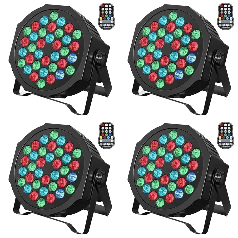 Pack LED RGB Stage Uplights Rechargeable — product view 1