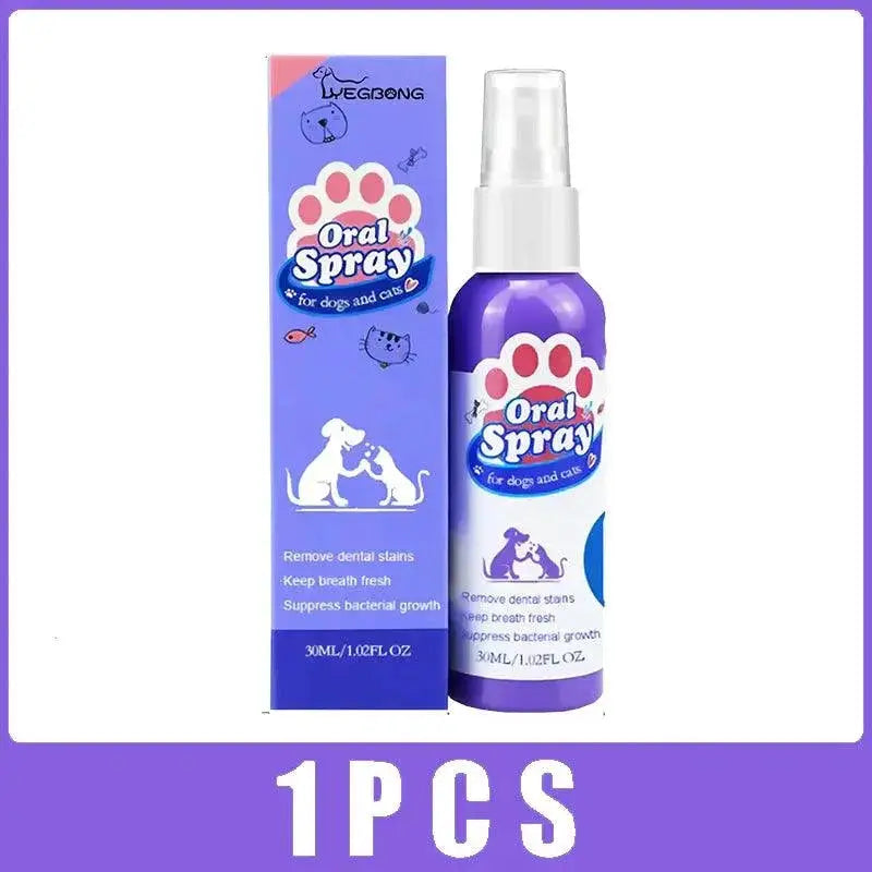 Pet Oral Care Spray Freshen Breath and Whiten Teeth