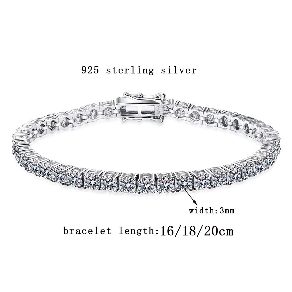 Moissanite Jewelry in Sterling Silver Stone — product view 5