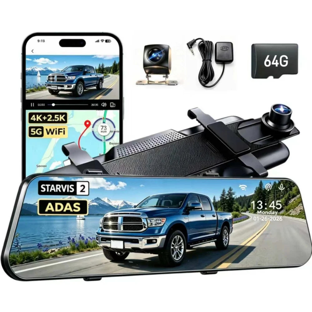 Pro STARVIS Mirror Dash Cam Front and Rear — product view 1