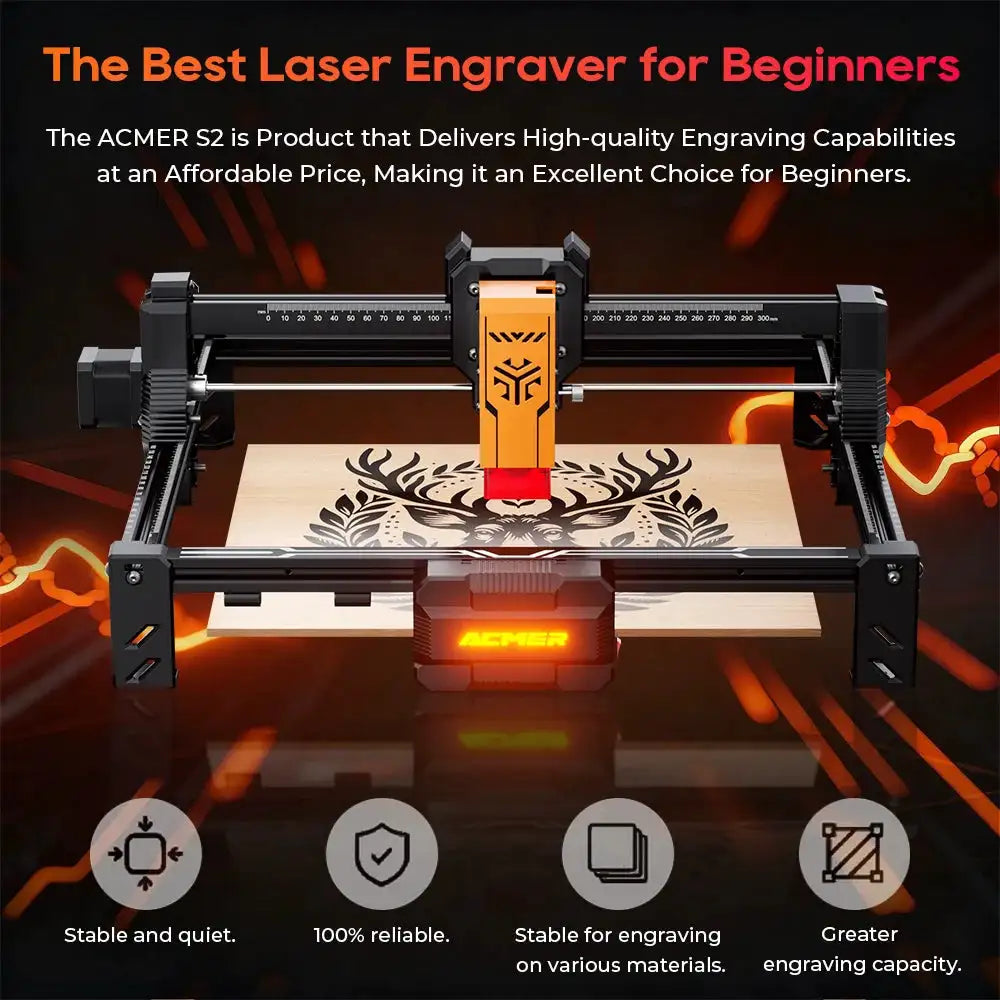 Acmer S2 Compact Laser Engraver 12W