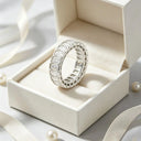 Moissanite Zircon Stacking Ring